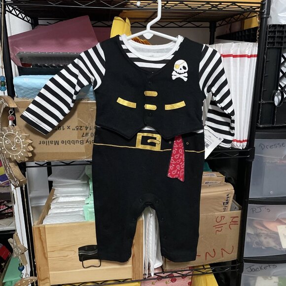 Celebrate Halloween 1 Piece Pirate Coverall, Size 3-6M - NWT - Picture 1 of 3